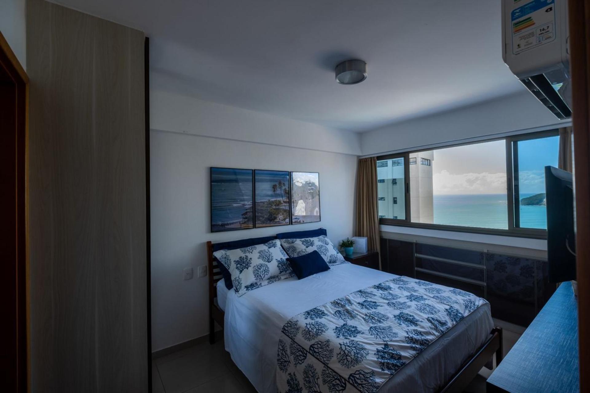 Flat Com 2 Quartos E Vista Mar Da Praia De Pontanegra-Wifi 300 Mb-Garagem-Familia-Criancas-Piscina-Pet Friendly Natal Exteriör bild
