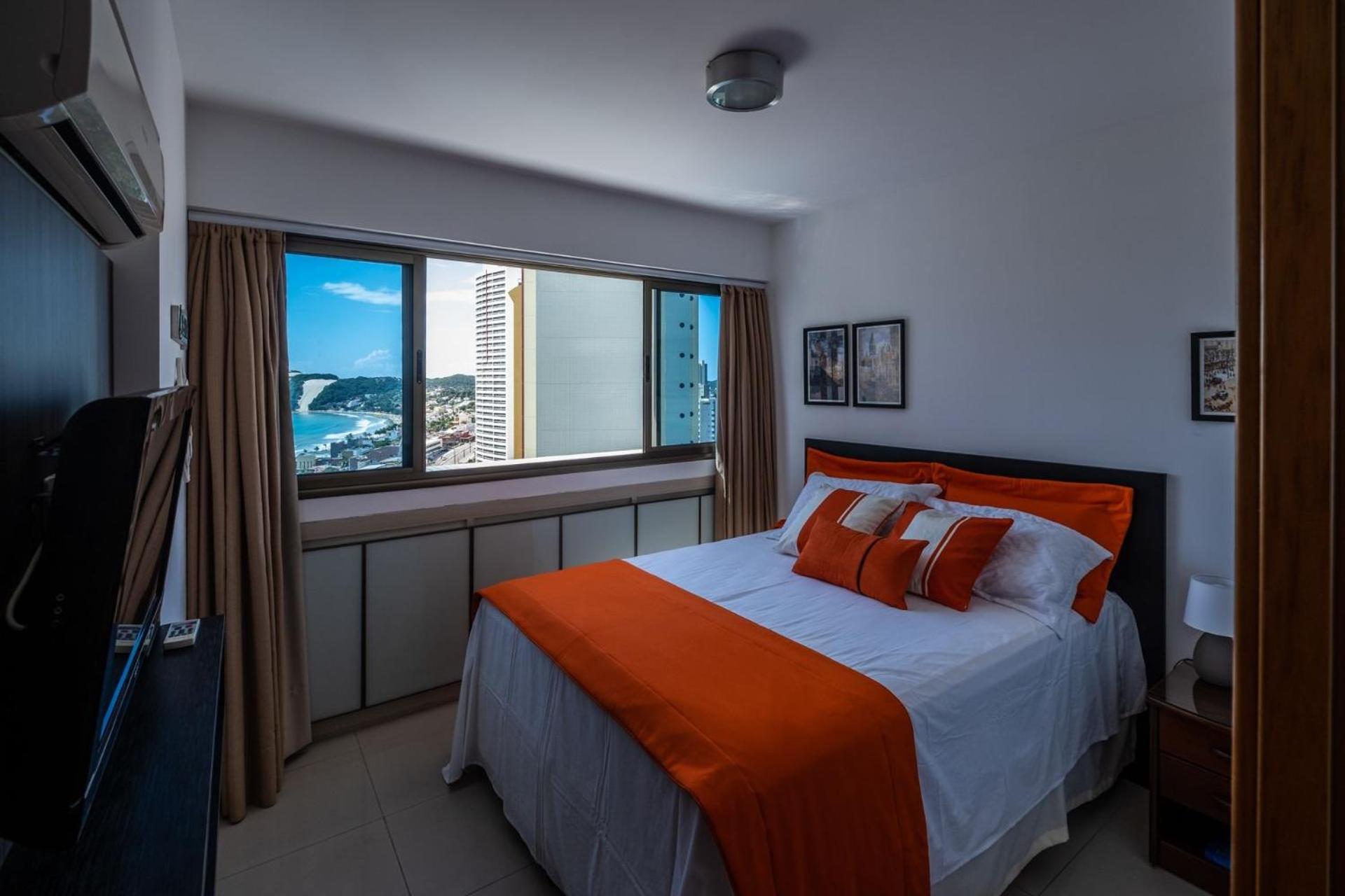 Flat Com 2 Quartos E Vista Mar Da Praia De Pontanegra-Wifi 300 Mb-Garagem-Familia-Criancas-Piscina-Pet Friendly Natal Exteriör bild