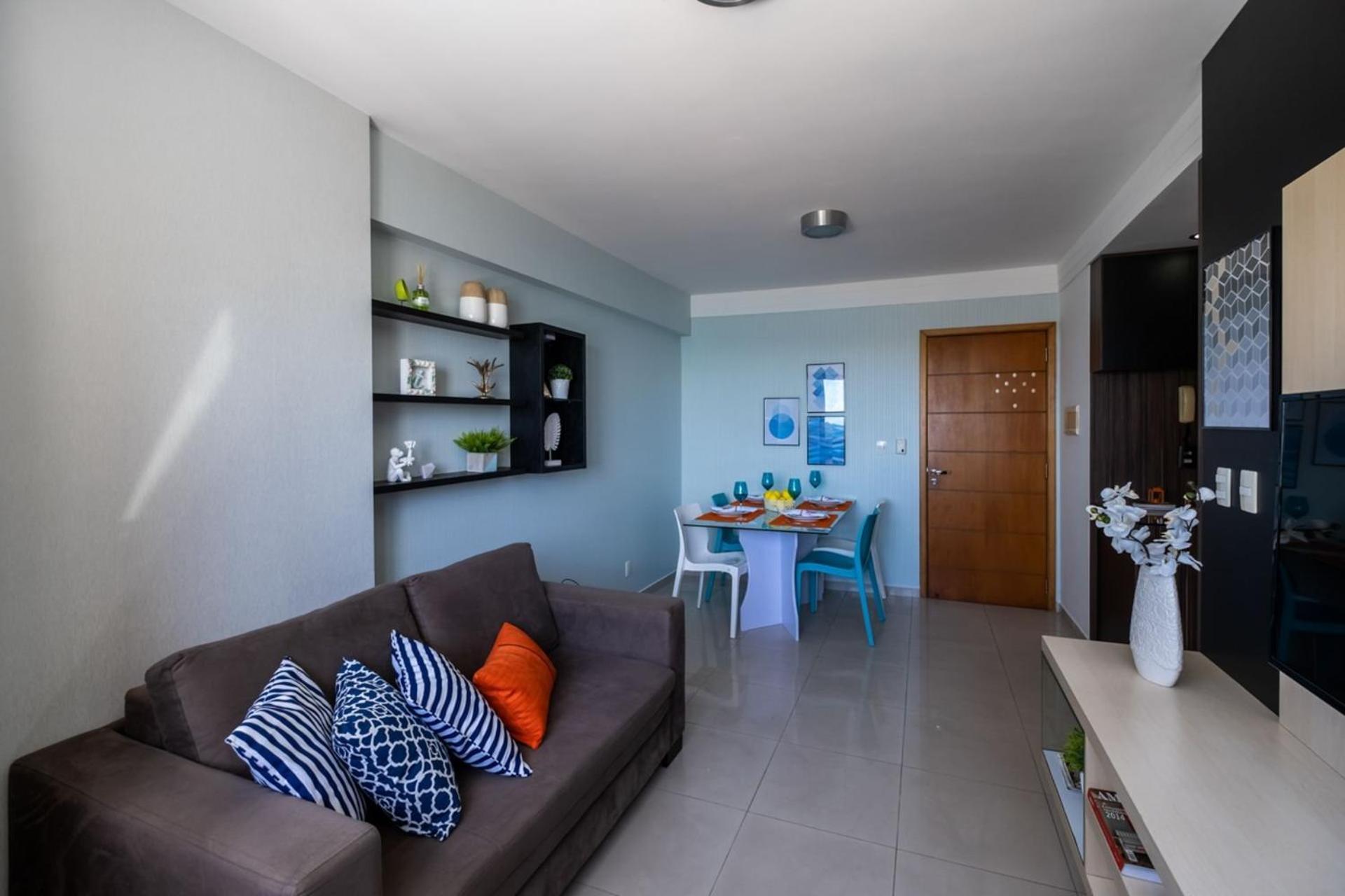 Flat Com 2 Quartos E Vista Mar Da Praia De Pontanegra-Wifi 300 Mb-Garagem-Familia-Criancas-Piscina-Pet Friendly Natal Exteriör bild