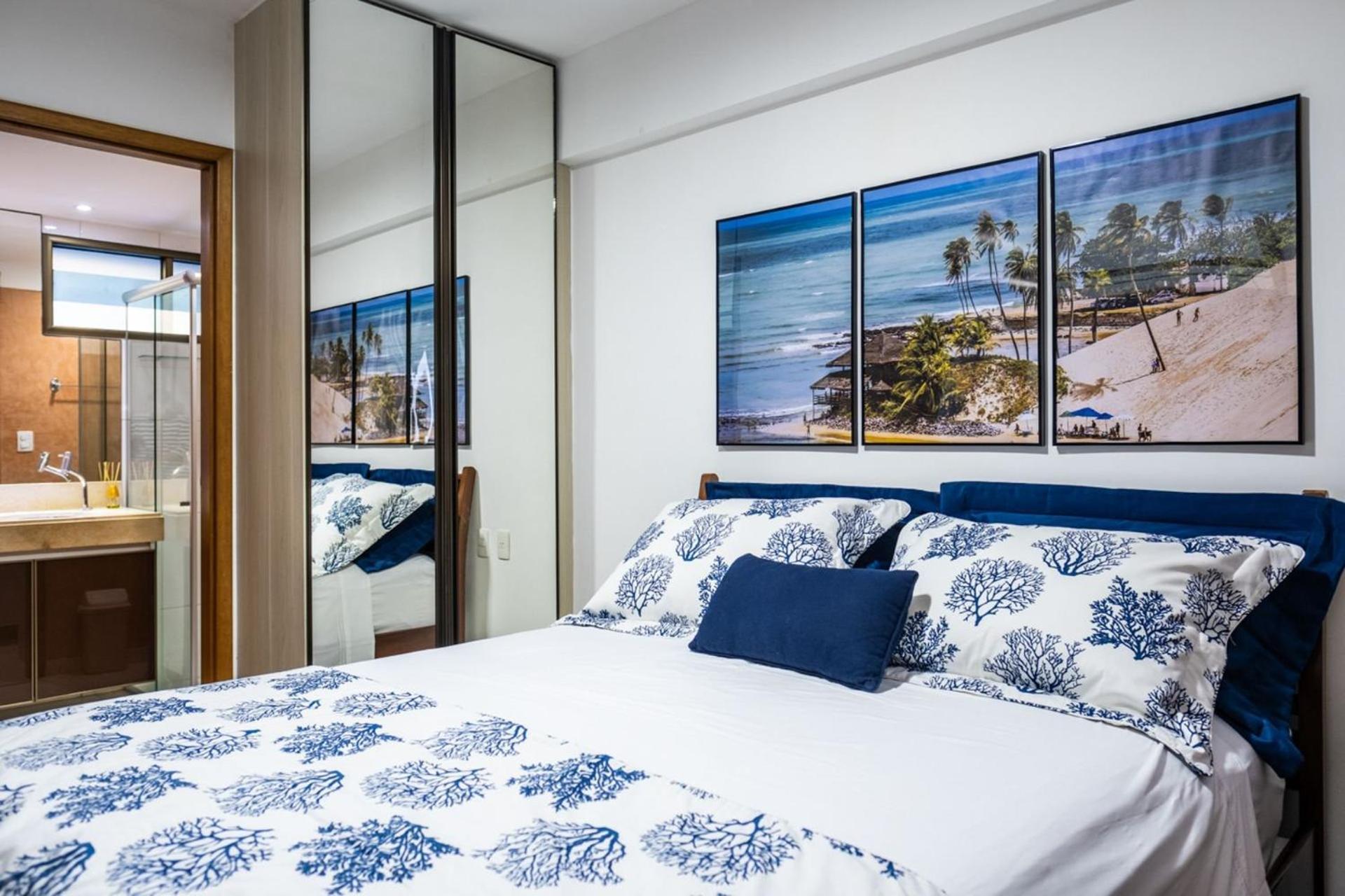 Flat Com 2 Quartos E Vista Mar Da Praia De Pontanegra-Wifi 300 Mb-Garagem-Familia-Criancas-Piscina-Pet Friendly Natal Exteriör bild