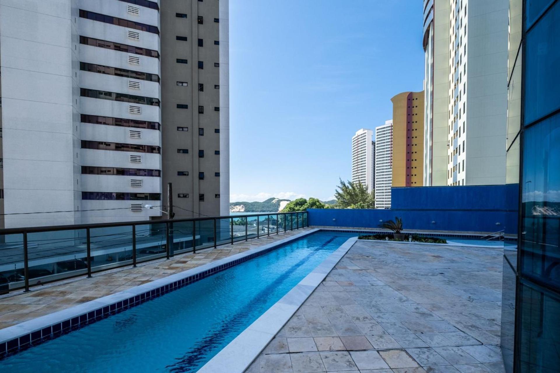 Flat Com 2 Quartos E Vista Mar Da Praia De Pontanegra-Wifi 300 Mb-Garagem-Familia-Criancas-Piscina-Pet Friendly Natal Exteriör bild