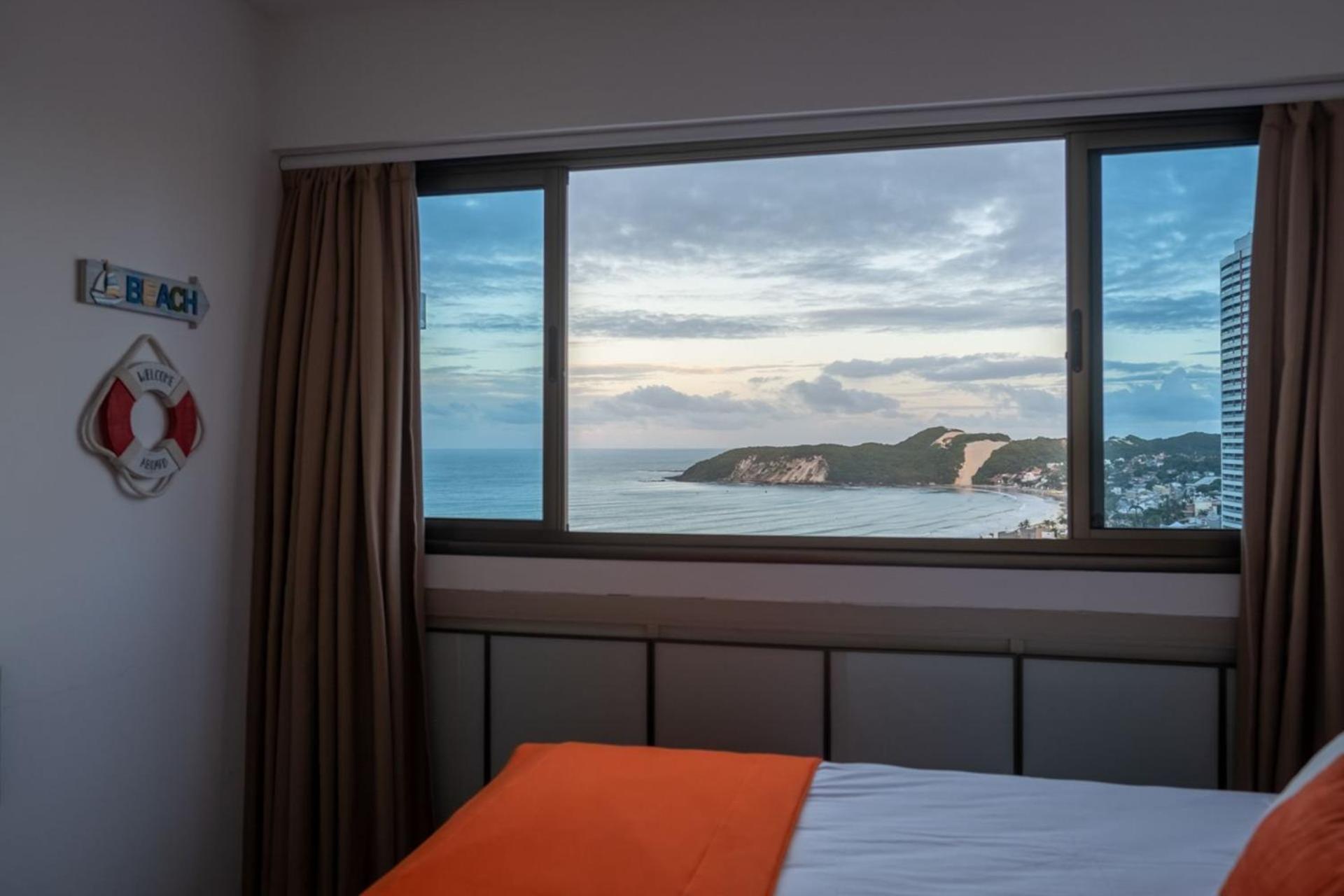 Flat Com 2 Quartos E Vista Mar Da Praia De Pontanegra-Wifi 300 Mb-Garagem-Familia-Criancas-Piscina-Pet Friendly Natal Exteriör bild