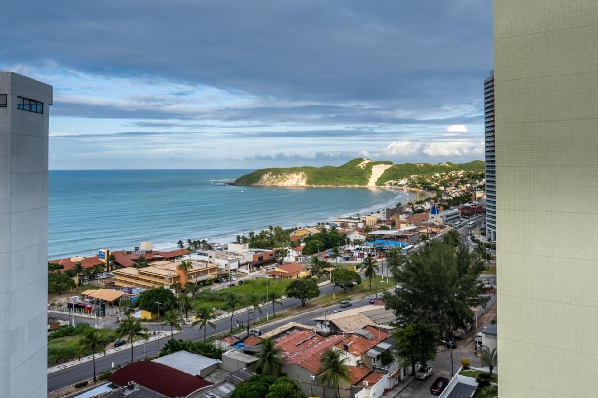 Flat Com 2 Quartos E Vista Mar Da Praia De Pontanegra-Wifi 300 Mb-Garagem-Familia-Criancas-Piscina-Pet Friendly Natal Exteriör bild