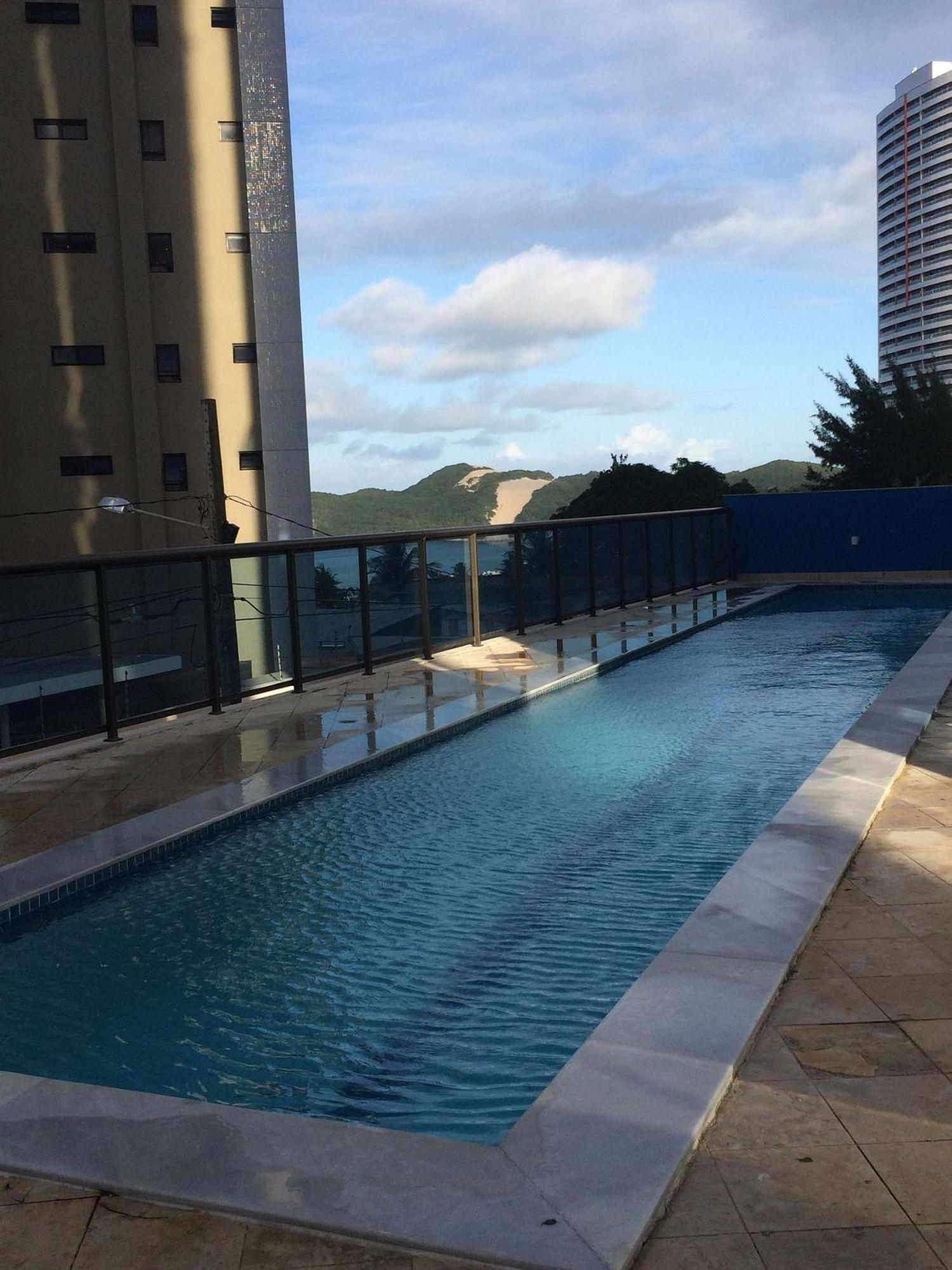 Flat Com 2 Quartos E Vista Mar Da Praia De Pontanegra-Wifi 300 Mb-Garagem-Familia-Criancas-Piscina-Pet Friendly Natal Exteriör bild