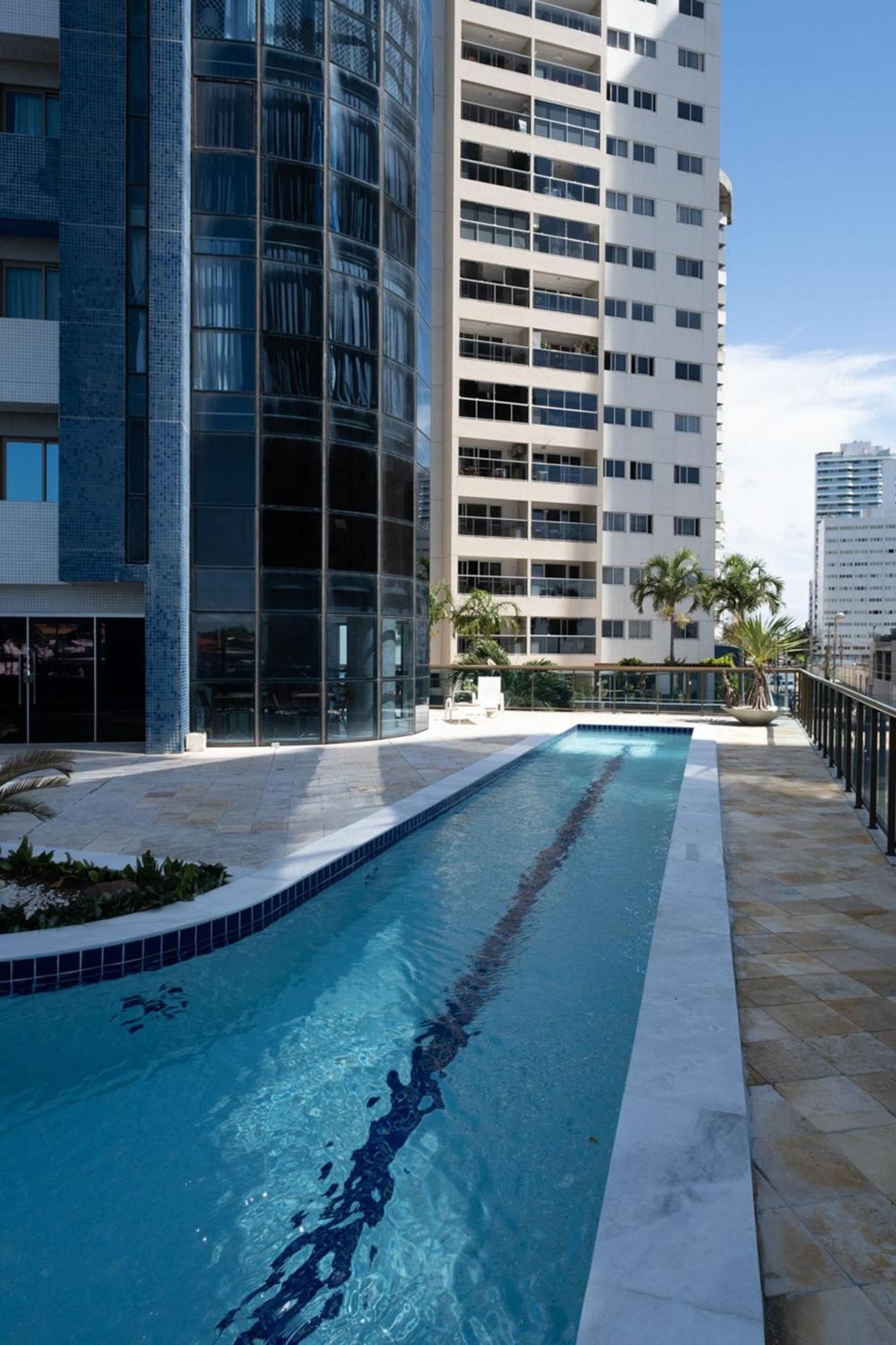 Flat Com 2 Quartos E Vista Mar Da Praia De Pontanegra-Wifi 300 Mb-Garagem-Familia-Criancas-Piscina-Pet Friendly Natal Exteriör bild